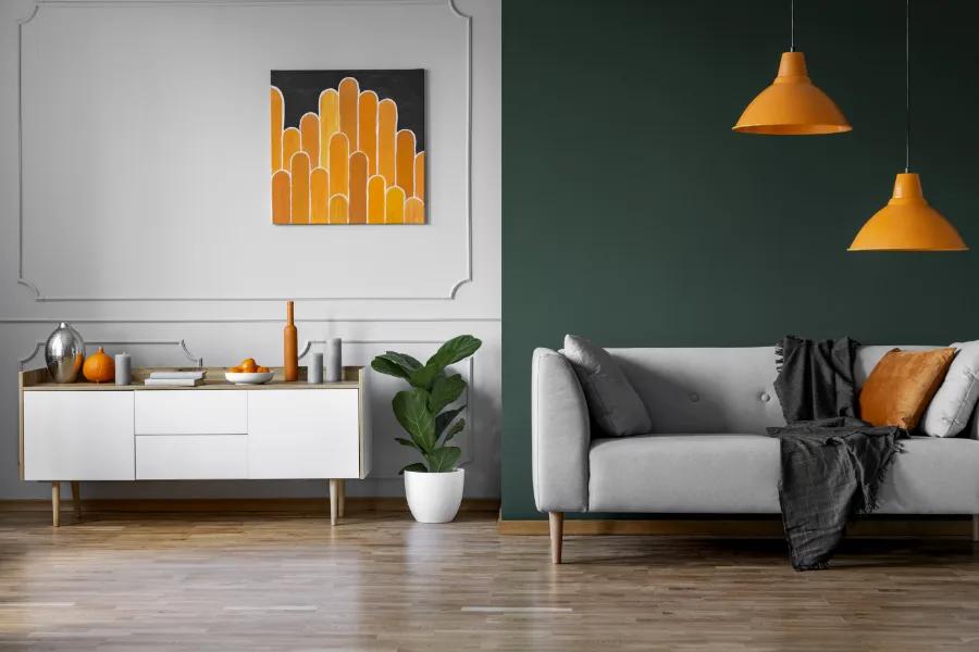 Interieurontwerp levensstijl kleurrijke meubels