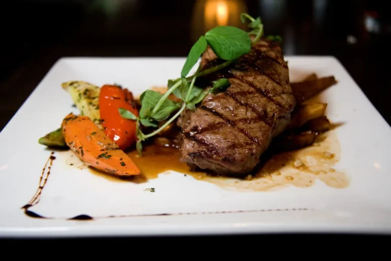 gezonde ingredienten van steak eten