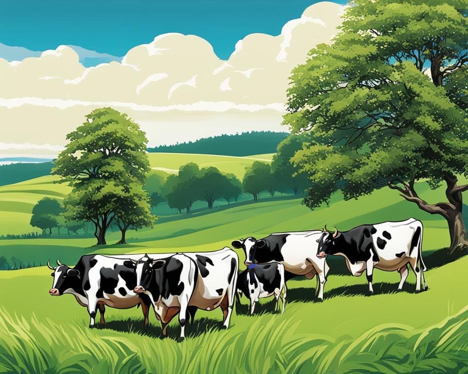 Belgische Lakenvelder koeien