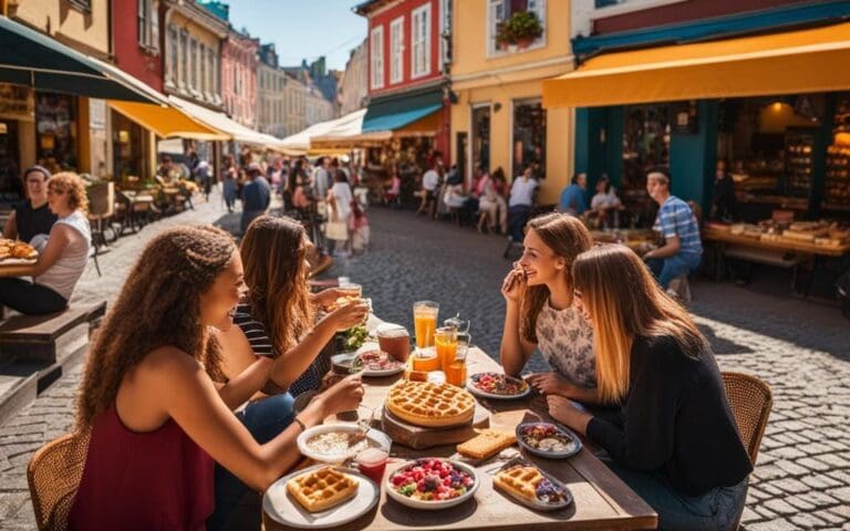 Wafels proeven in België