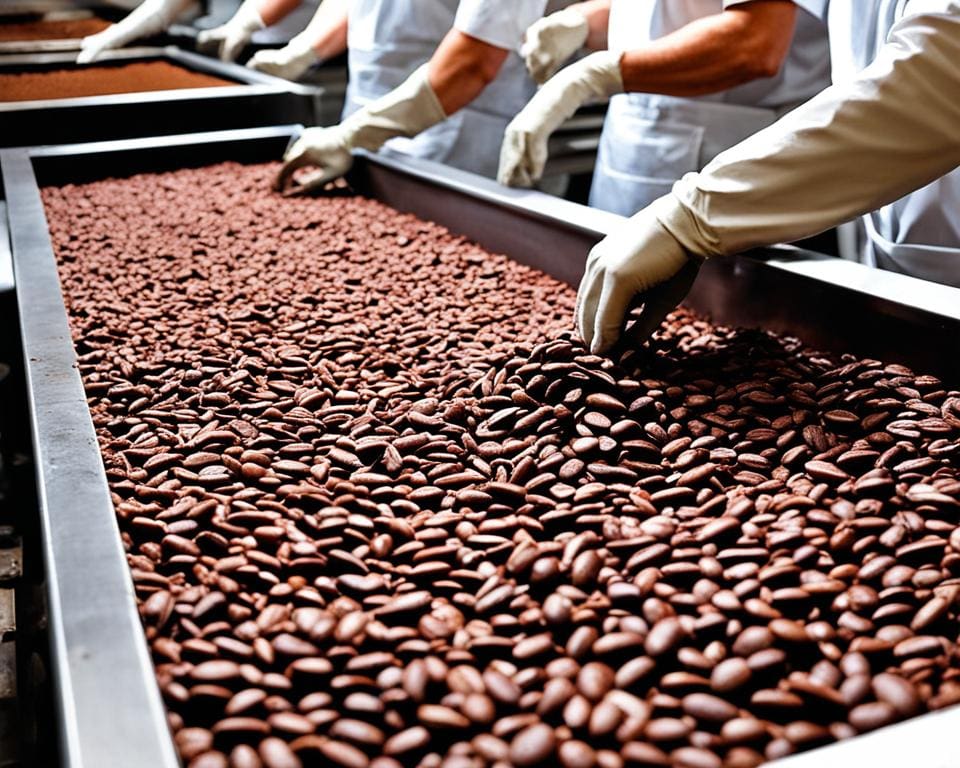 Belgische cacao verwerking