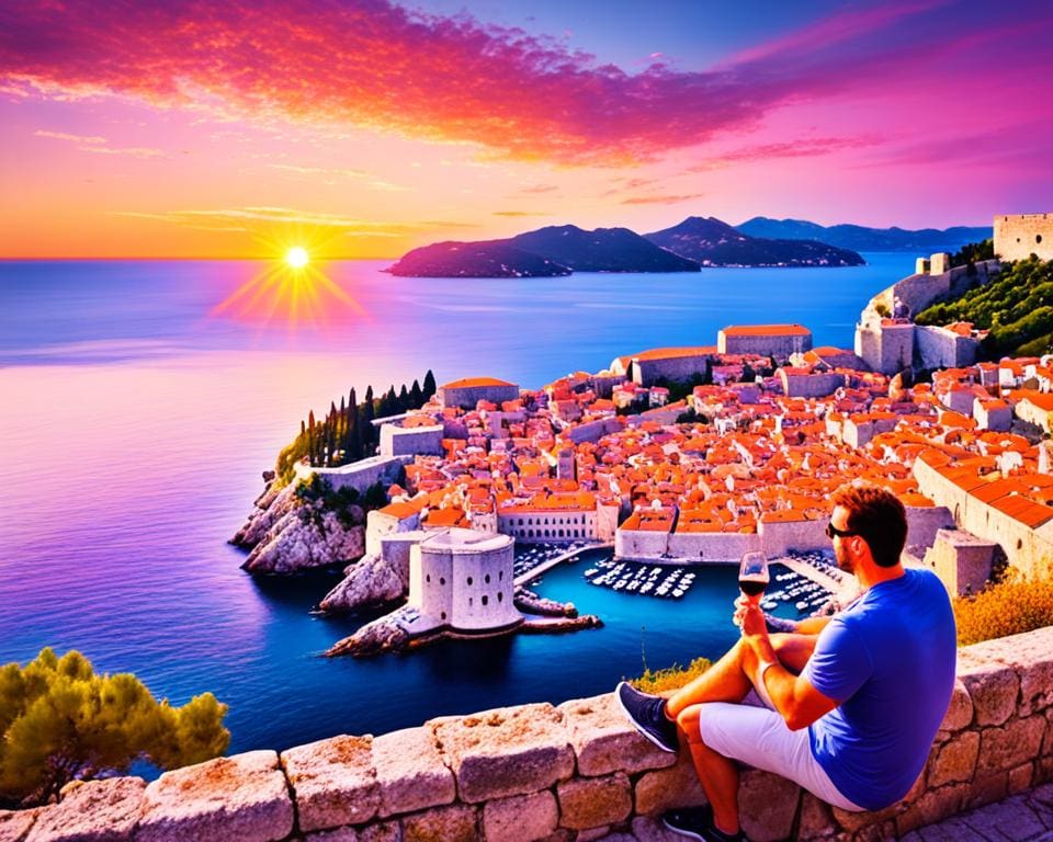 Dubrovnik zonsondergang ervaring