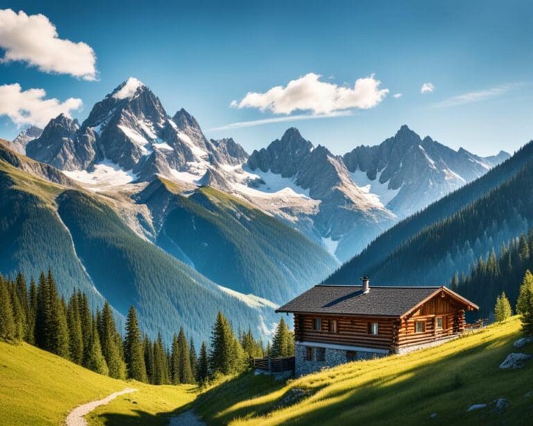 Geniet van panoramische uitzichten in de Alpen