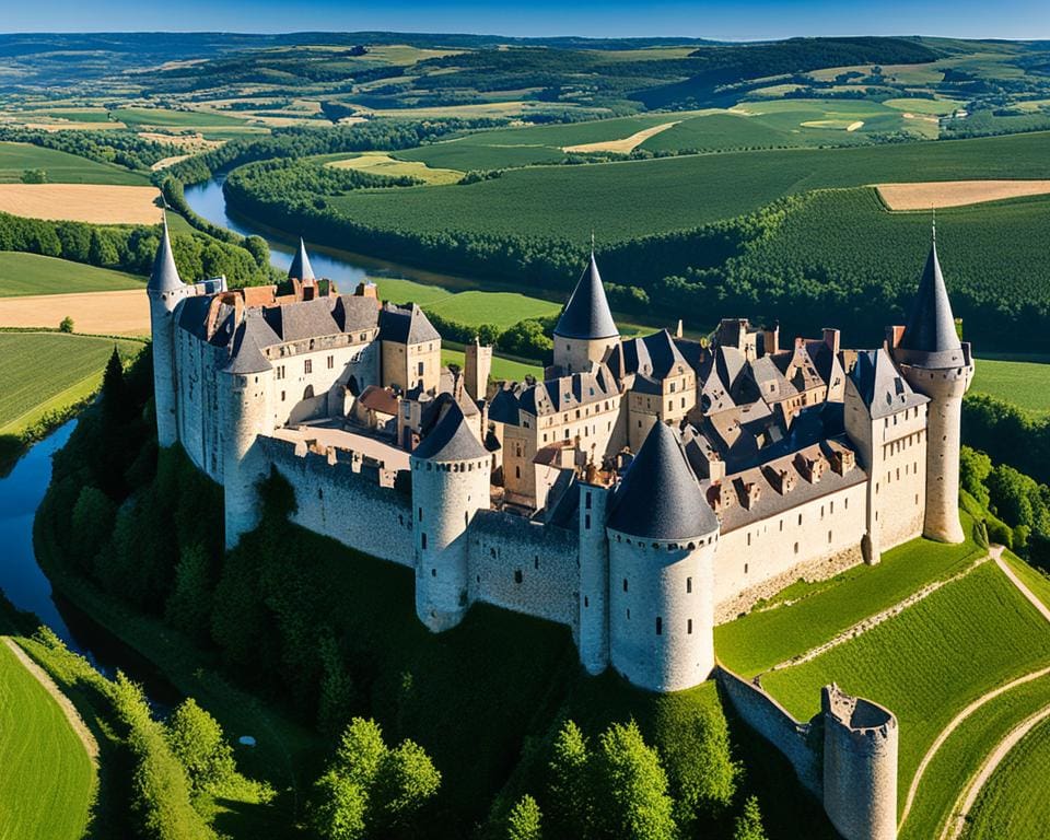 Historische architectuur in de Bourgogne