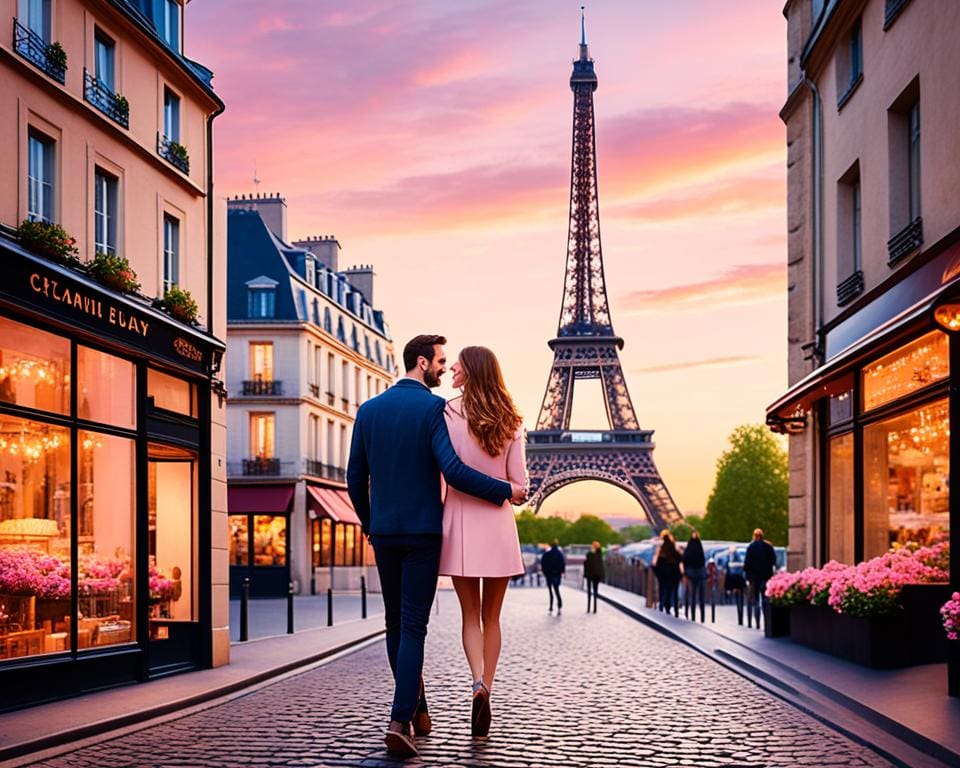 Romantische wandelingen in Parijs