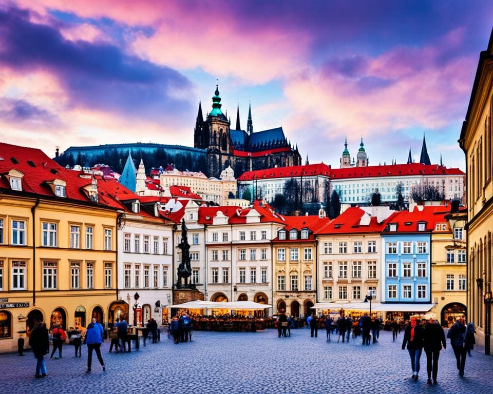 Wandel door de oude straten en historie van Praag