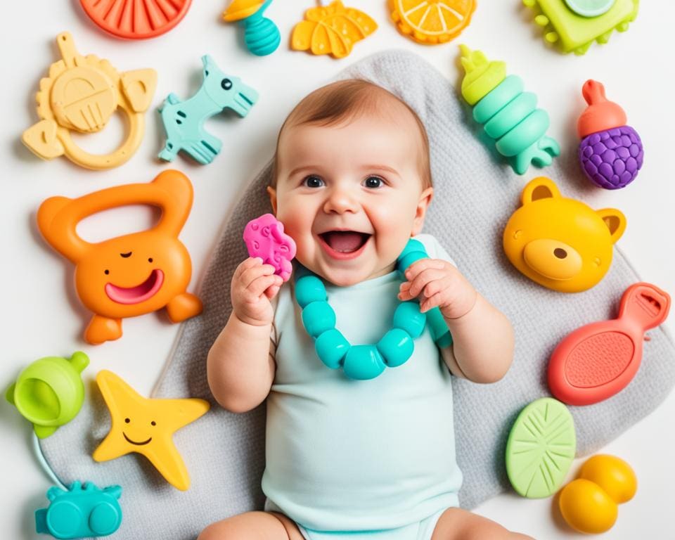 Wat is het beste speelgoed voor baby's die tandjes krijgen?
