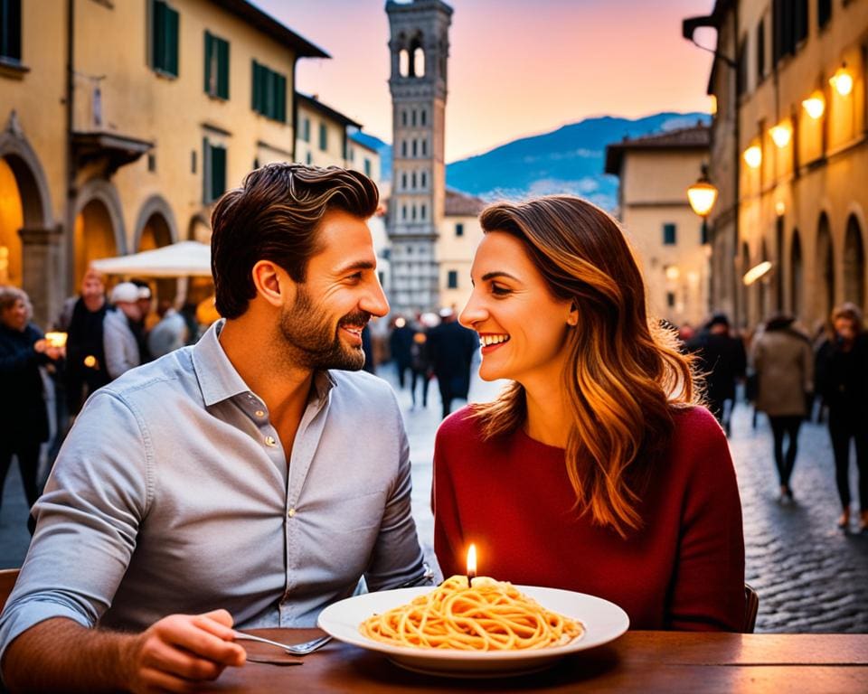 romantisch diner in Florence