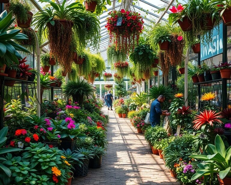 Bezoek een botanische markt vol zeldzame planten