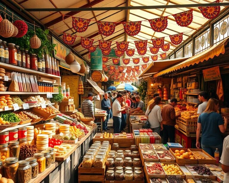 Bezoek een culinaire markt met ambachtelijke lekkernijen