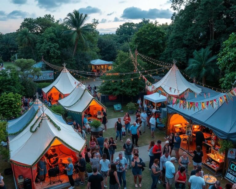 Bezoek een kleinschalig festival met unieke muziekacts