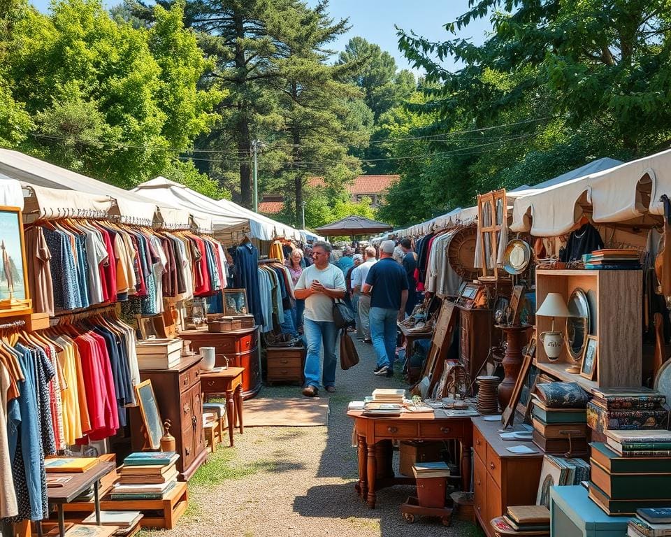 Bezoek een rommelmarkt vol vintage vondsten