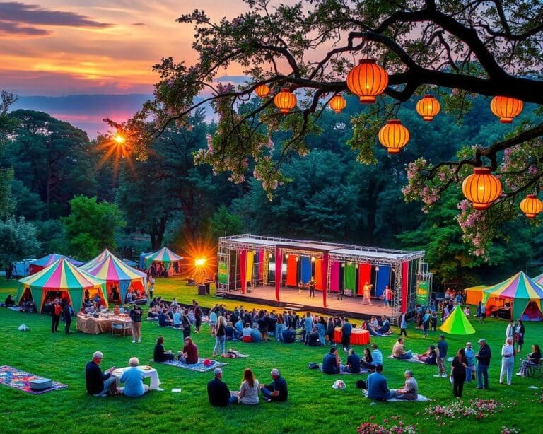 Bezoek een theaterfestival in een unieke buitenomgeving