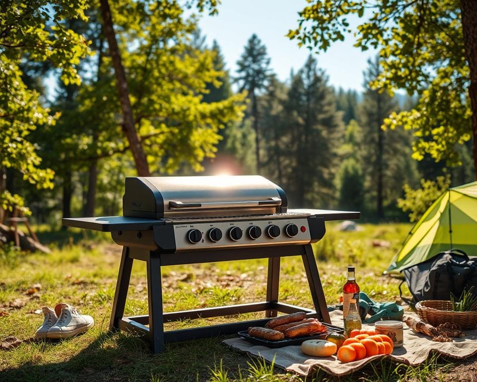 De perfecte draagbare barbecue voor buitenavonturen