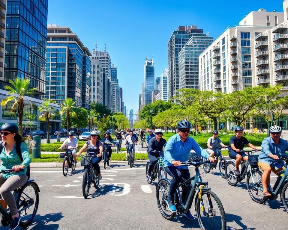 Elektrische fietsen voor de stad