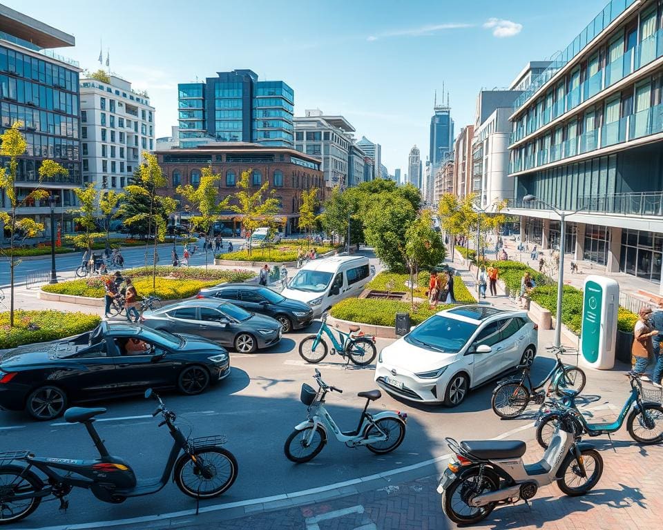 Elektrische voertuigen in steden