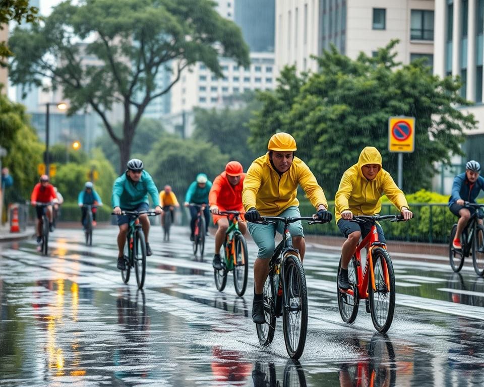 Fietsen in de regen: Hoe je droog blijft