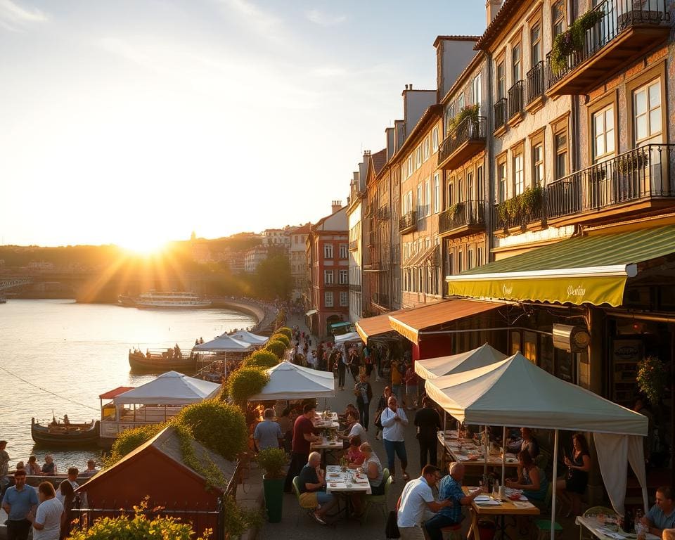 Geniet van het levendige sfeer in Porto, Portugal