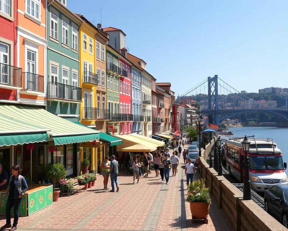 Geniet van het levendige sfeer in Porto, Portugal