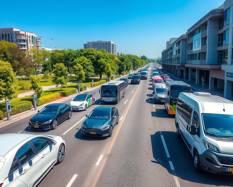 Groei van elektrische voertuigen in de transportsector