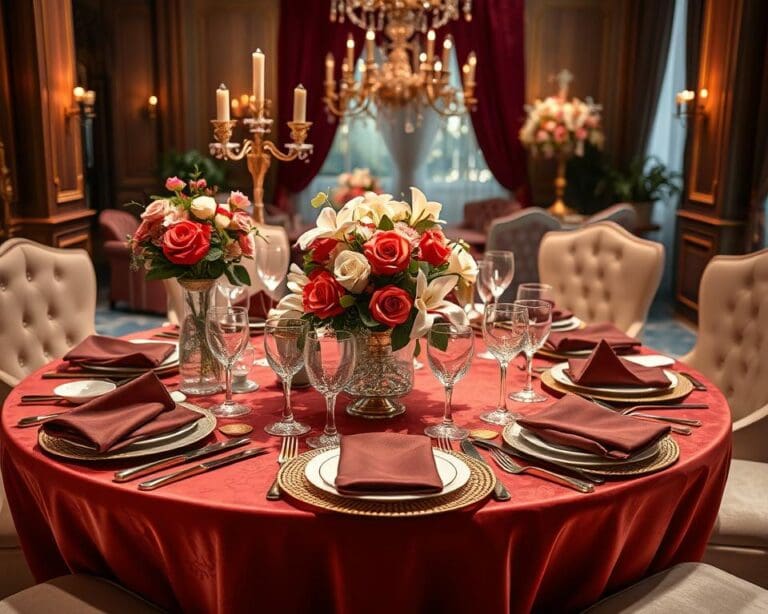 Luxe tafeldecoratie voor feestelijke diners