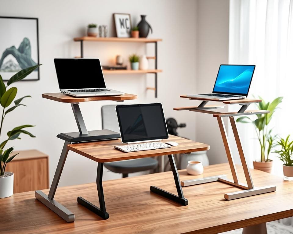 Moderne laptopstandaards voor ergonomisch werken