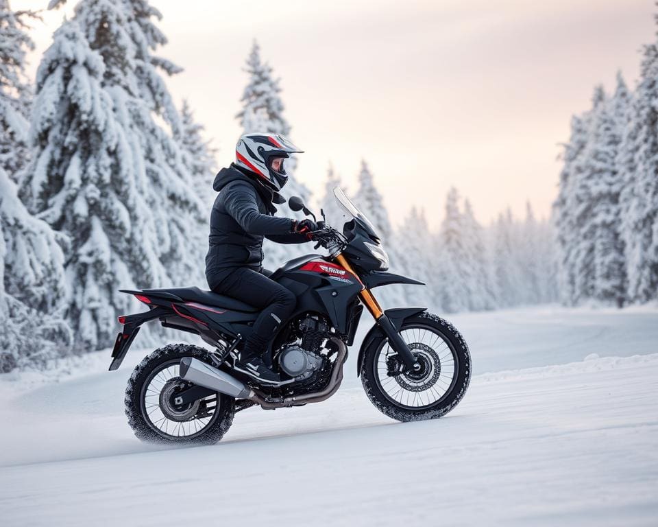 Motorrijden in de winter: Hoe je veilig blijft