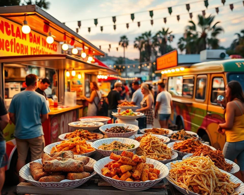 Probeer een foodtruck festival vol verrassende gerechten