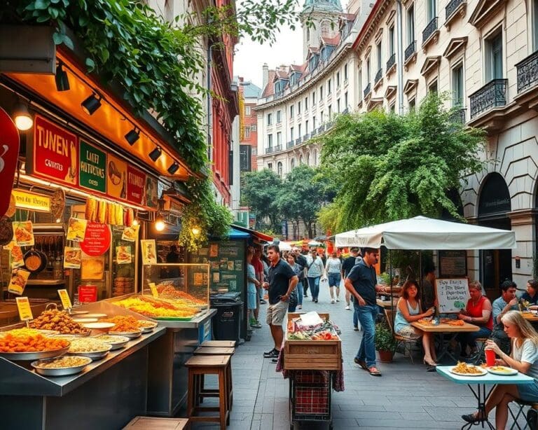 Probeer een stadswandeling met culinaire tussenstops