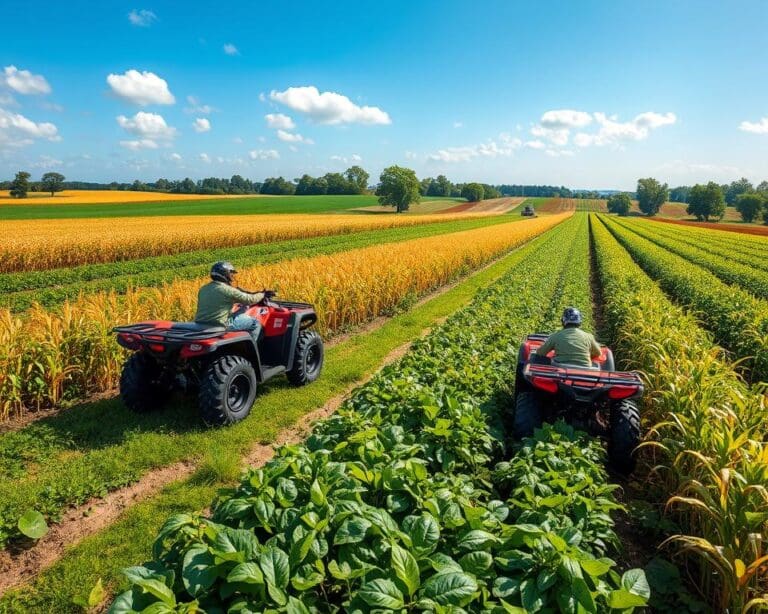 Quads in de landbouw: Efficiëntie en veiligheid