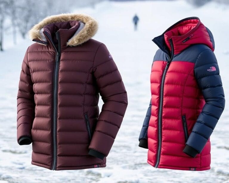 Warme donsbodywarmers voor extreme kou