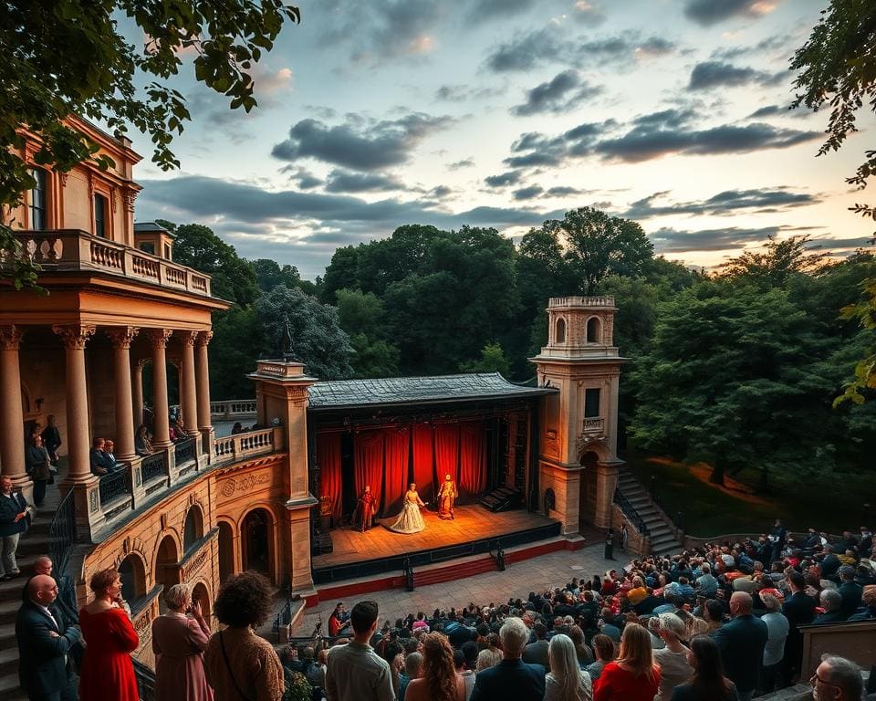 historische toneelstukken in openlucht theater