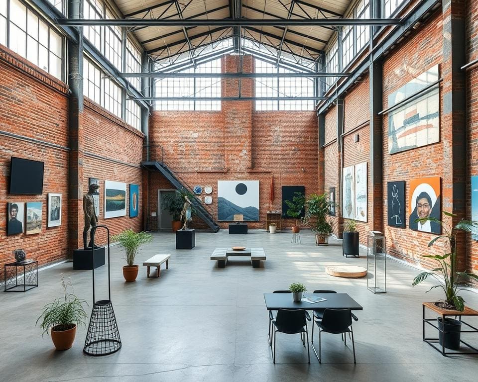 industriële kunstgalerij