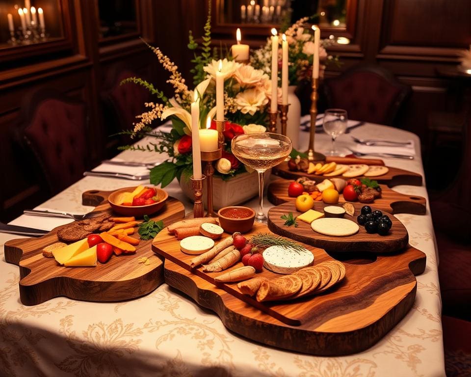 luxe houten serveerplanken voor feesten en diners