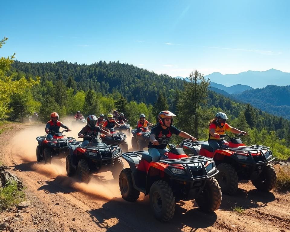 quad rijden en outdoor activiteiten