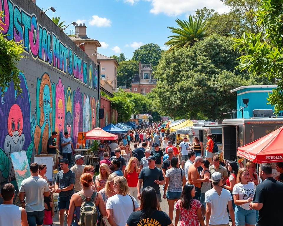 Festivaldag vol street art, muziek en creatieve markten