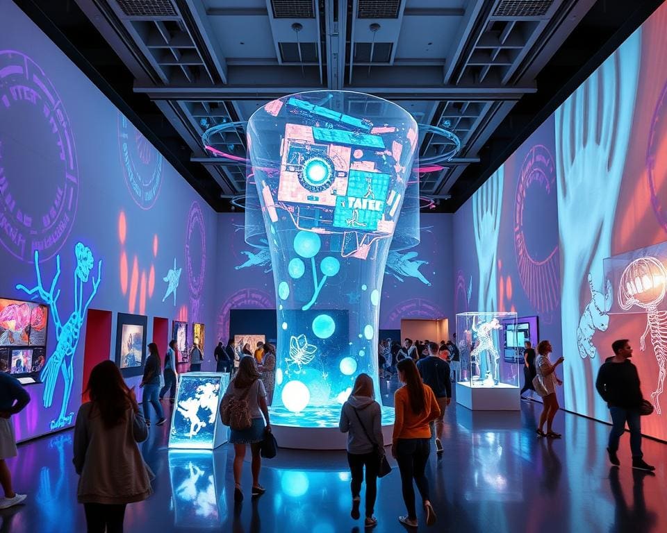 Museumtour vol interactieve kunst en futuristische displays